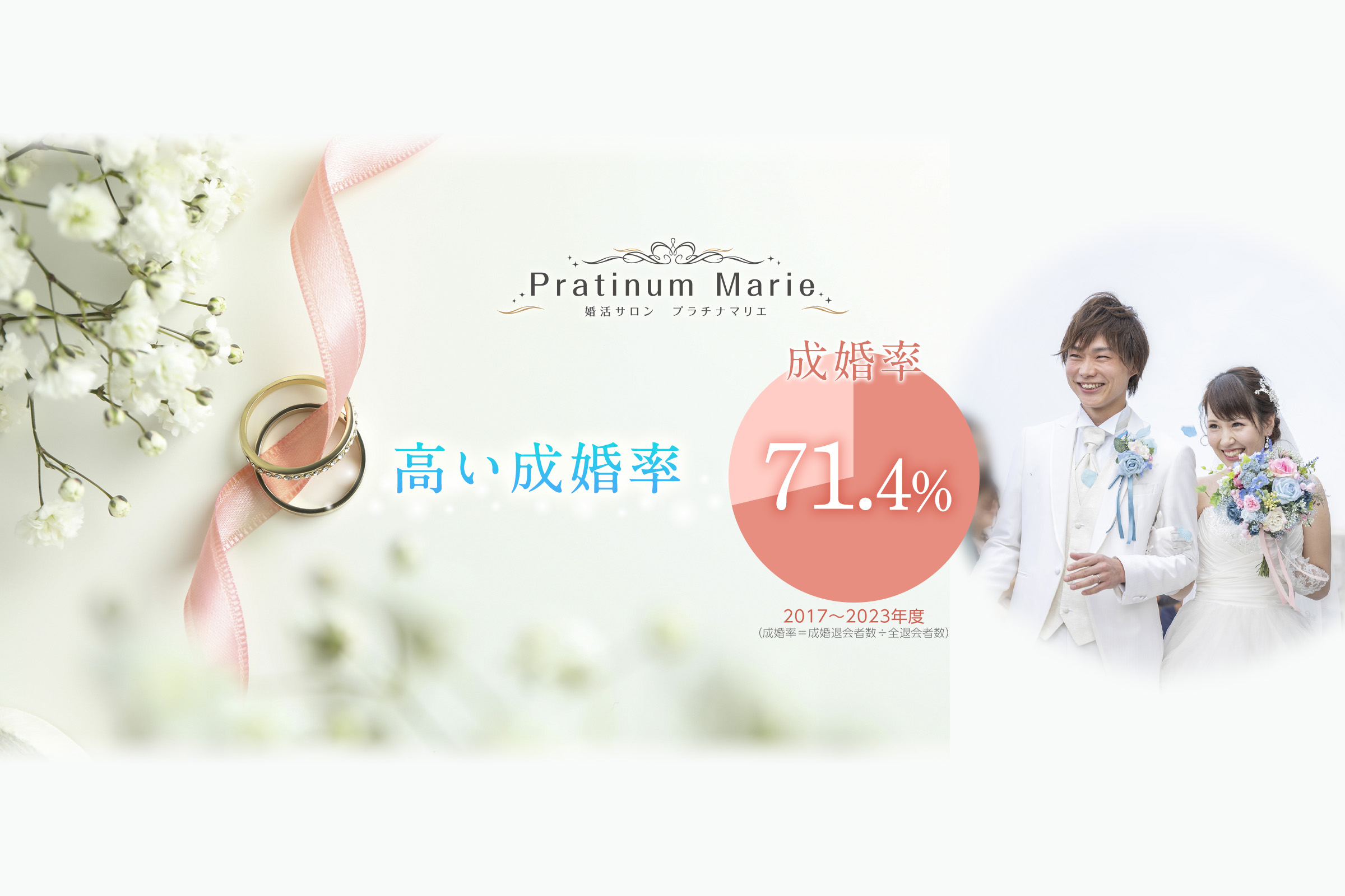 高い成婚率 結婚相談所 プラチナマリエ